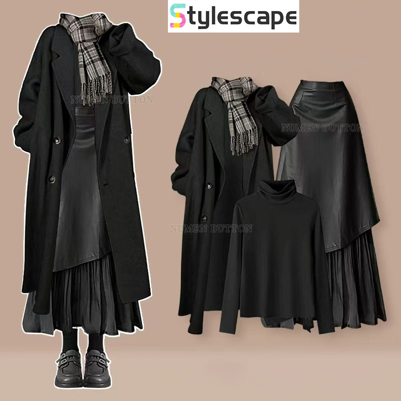 Wool Blend Coat - Herfst- en winterhigh-end set, leeftijdsverminderend damesjack,