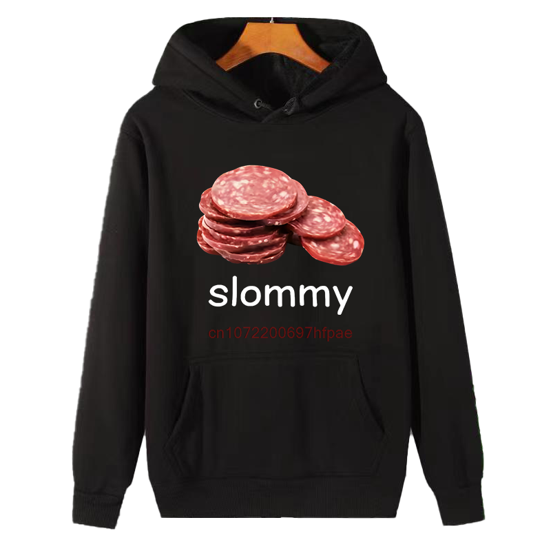 Winter Clothing Essentials For Men - Grappige Slommy Salami Meme grafische sweatshirts