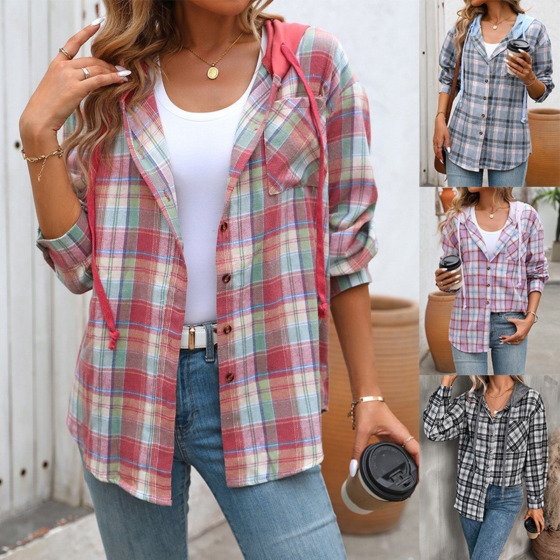 Winter Clothing Girls - 2024 Vrouwen Blouses Met Capuchon Jas