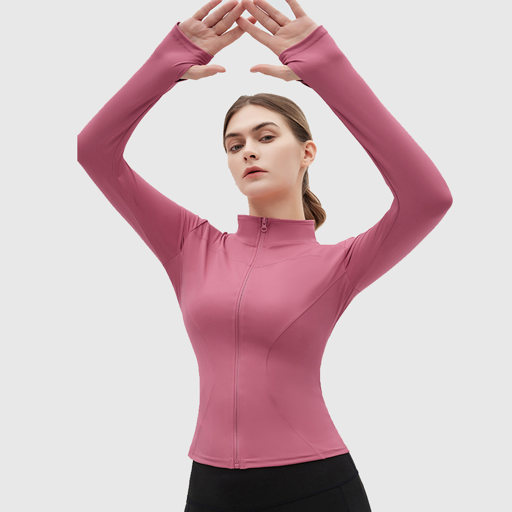 Winter Yoga Clothing - Dames yoga-jas met opstaande kraag voor