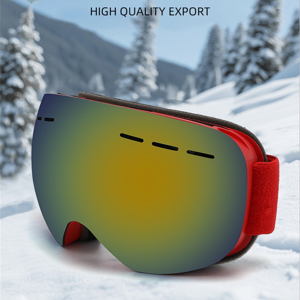 Snow Goggle Uv - Skibril Dubbele Lagen Frame UV400 Anti-condens
