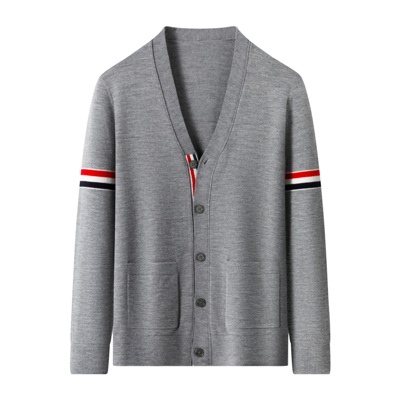 Wool Blend Coat - Designer merk gebreid vest voor heren,