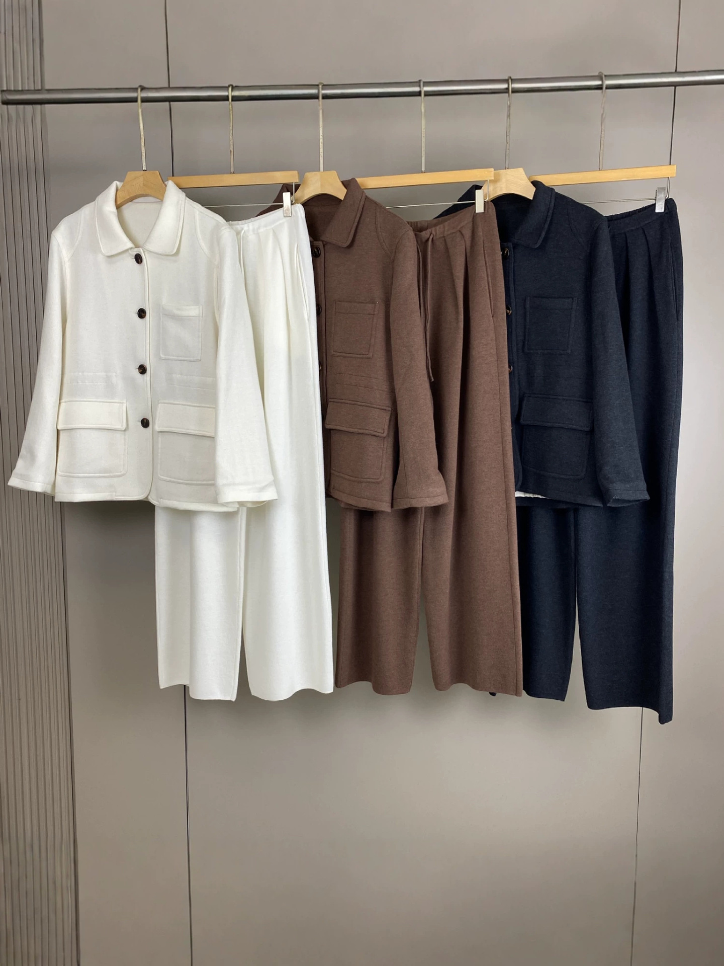 Wool Blend Coat - 2026 Herfst/Winter Jas van kasjmier-wolmix met