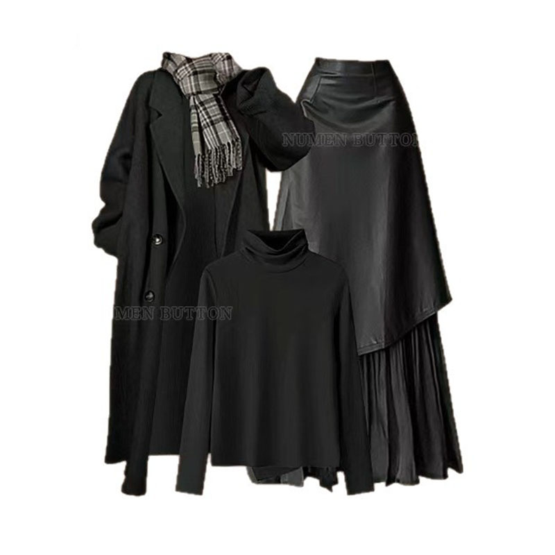 Herfst- en winterhigh-end set, - Wool Blend Coat recensie en prijs