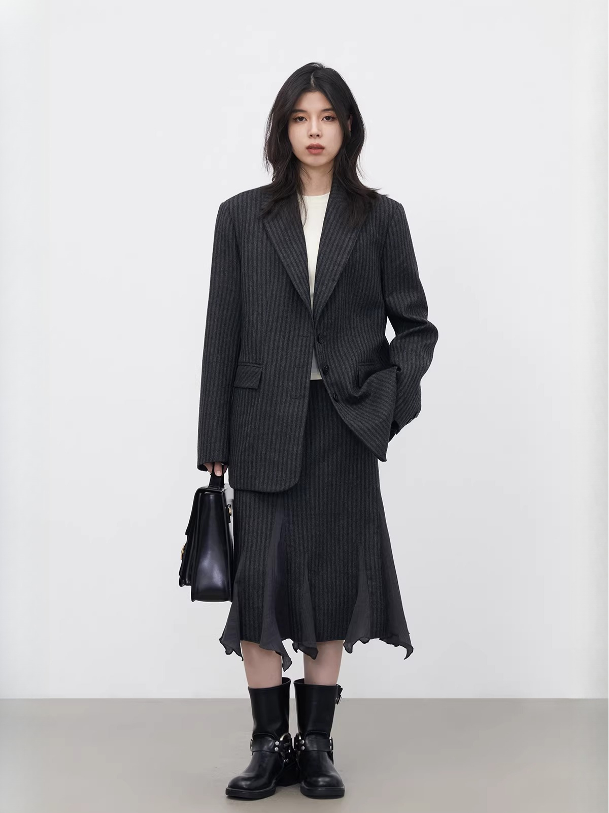 CHIC VEN Mode Dames wollen bla - Wool Blend Coat recensie en prijs