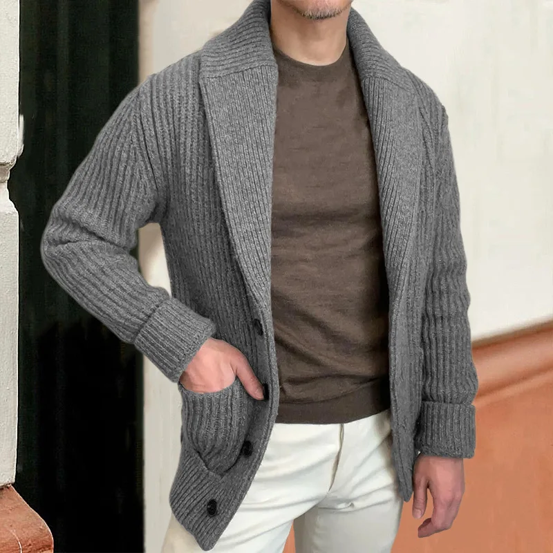 Herensweaters Vest Revers Lang - Wool Blend Coat recensie en prijs