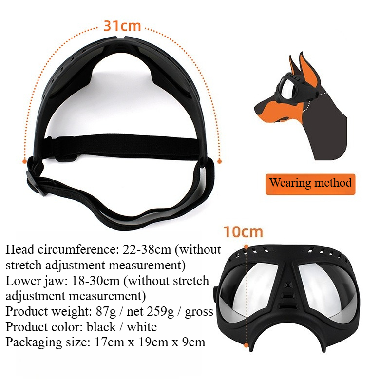 Huisdierbrillen voor middelgro - Snow Goggle Uv recensie en prijs