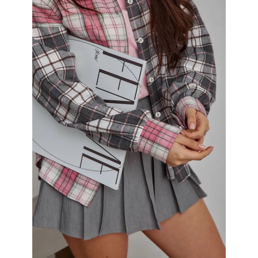 2025, grote maten, geruit over - Winter Clothing Korea recensie en prijs