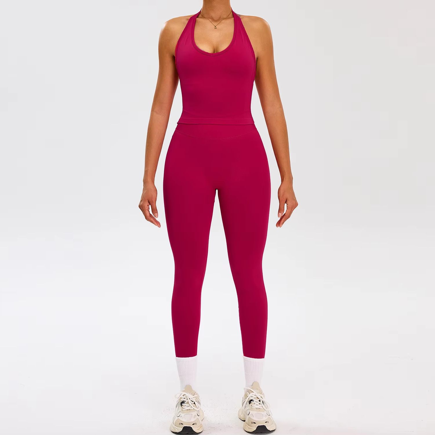 2-delig dames trainingspak naa - Winter Yoga Clothing recensie en prijs