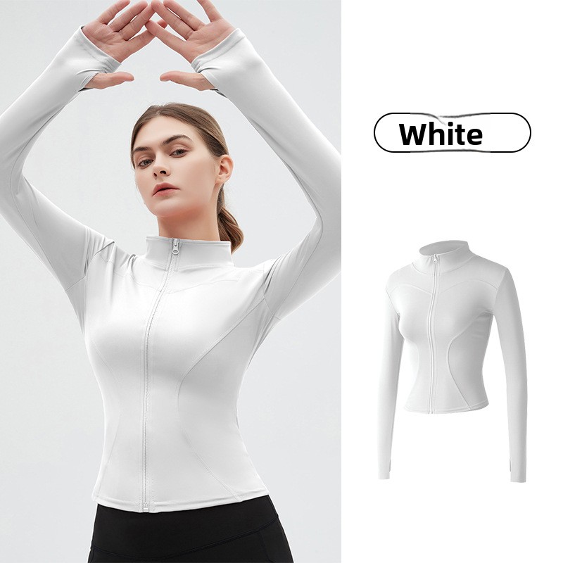 Dames yoga-jas met opstaande k - Winter Yoga Clothing recensie en prijs
