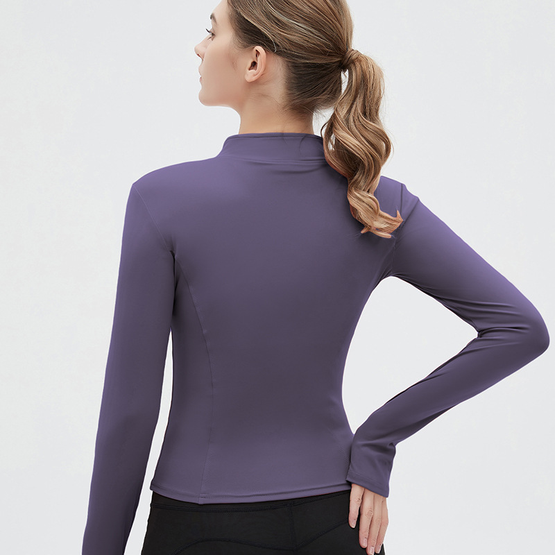 Dames yoga-jas met opstaande k - Winter Yoga Clothing recensie en prijs