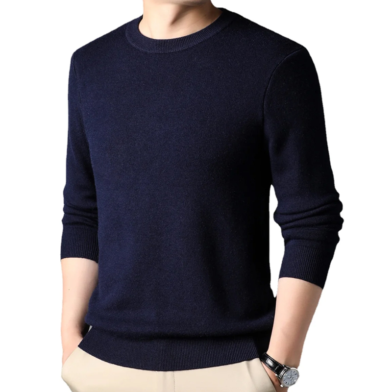 Heren effen kleur gebreide tru - Wool Blend Coat recensie en prijs