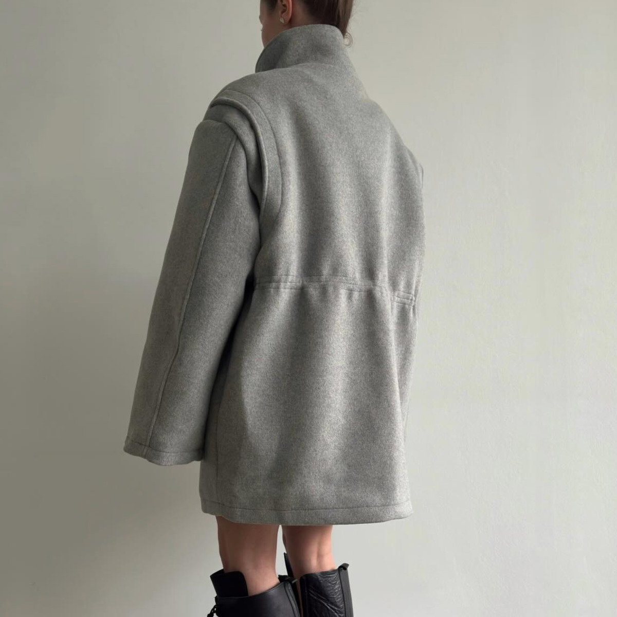 IG Dames Utility-jas met hoge  - Wool Blend Coat recensie en prijs