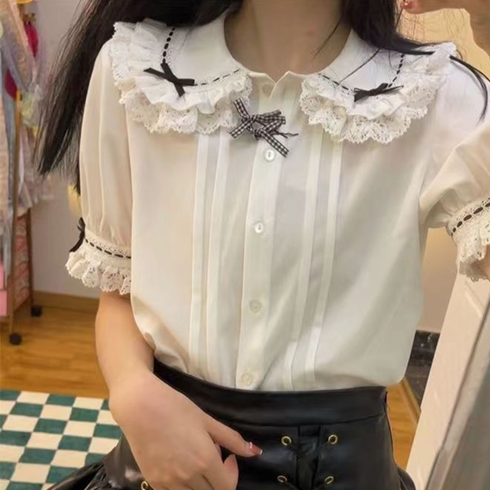 Japanse Lolita Stijl Kant Ruch - Winter Clothing Girls recensie en prijs